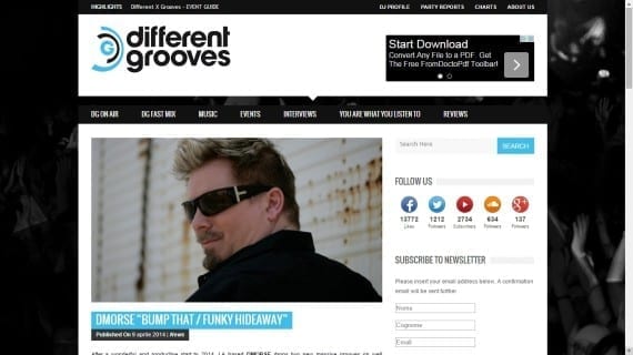 033 Different Grooves www.edmpr.com EDM PR